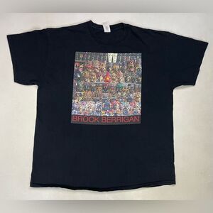Brock Berrigan Graphic T-shirt Men XL Black Short Sleeve Music